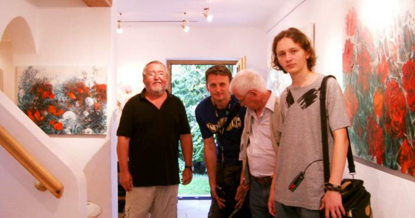 Titelbild: Ukrainische Maler zu Gast bei Franz Weiß
